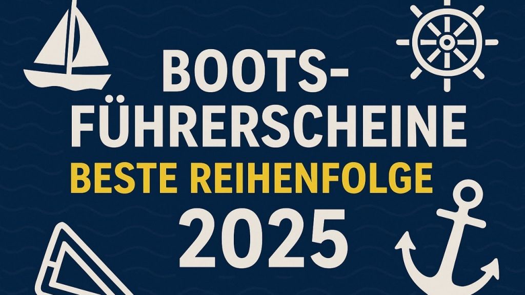 Bootsführerschein Reihenfolge
